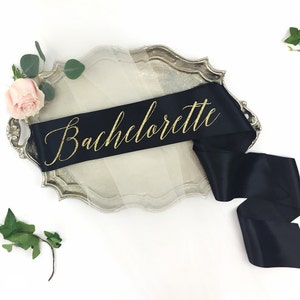 Bachelorette sash - Bachelorette party Sash - bride to be sash - miss to mrs sash - future mrs sash - personalized sash - party accessory