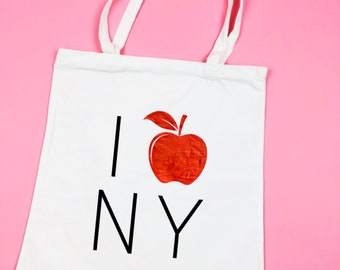 New York Bachelorette Totes - Big Apple tote - New York Poolside Bag - Bachelorette tote - Wedding tote - Big Apple bachelorette party -NYC