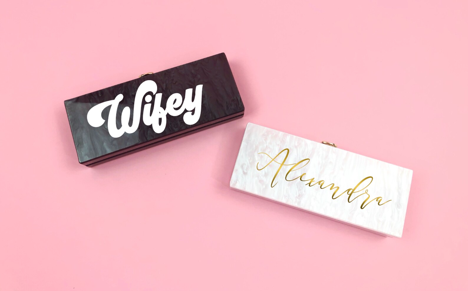 Custom Acrylic Clutch Personalized Clutch Bride Cutch Etsy