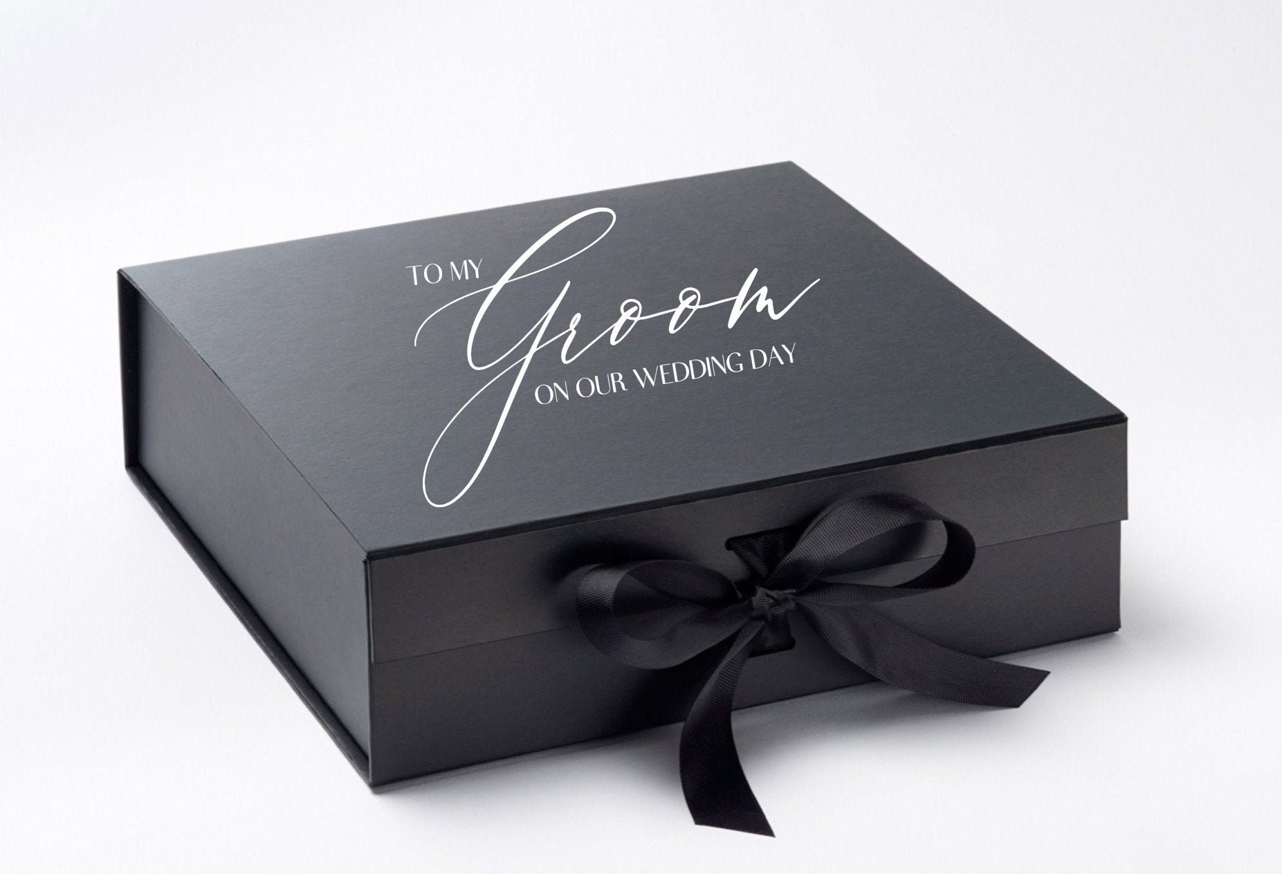 Mcfleet Cajas De Regalo Negras Con Tapas De 9 X 6 X 4 Pulgadas Paquete De 10 Cajas De Regalo De Carton Para Padrinos De Boda Para Navidad Boda