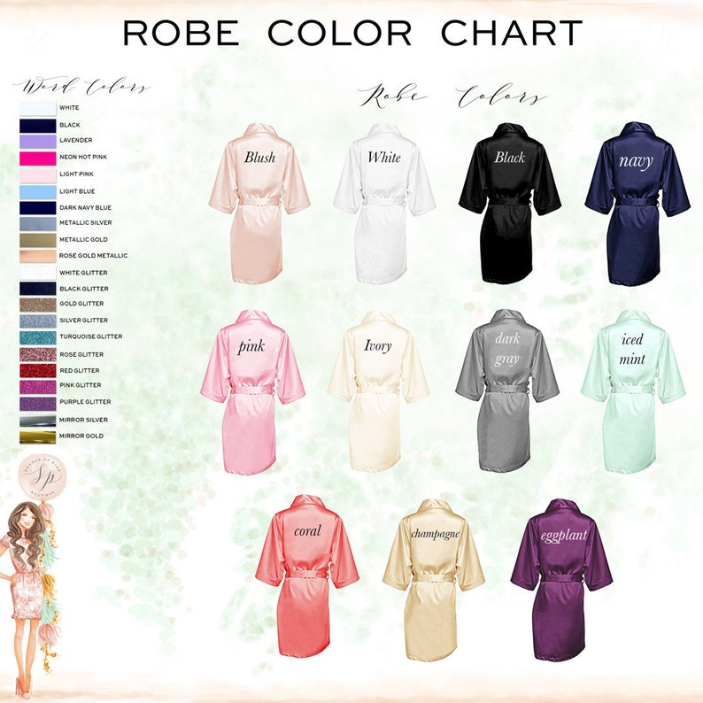 Bridal Robe Group Package Custom Robes Wedding Day Robe Etsy