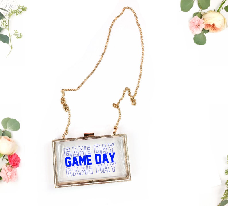Game Day Purse Stadium Bag Nfl Purse Tailgate Bag Game Etsy