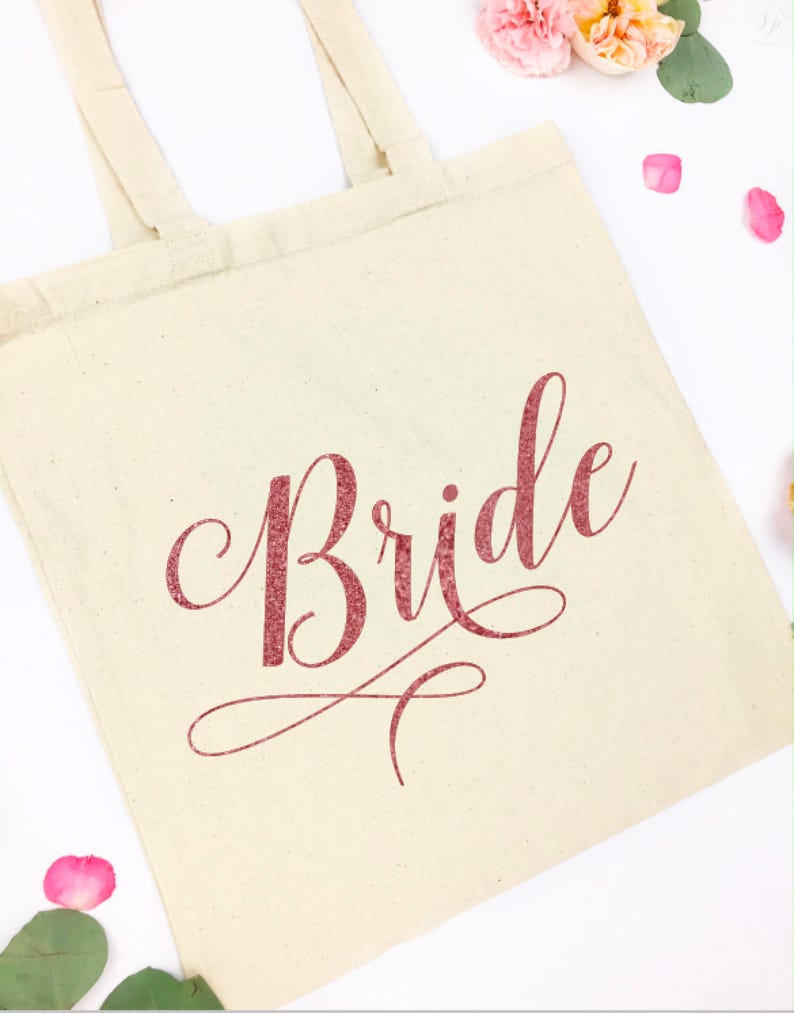 the bride tote Future Mrs tote Bride tote Bride to be tote Bachelorette Wedding Tote Bag future mrs bag wifey tote wifey bag image 1