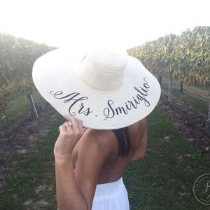 Sun Hat Group Package Custom Floppy Hat Pack Sequin Sun Hat Beach Bride Statement Hat Floppy beach hat Bachelorette party hat pack image 9