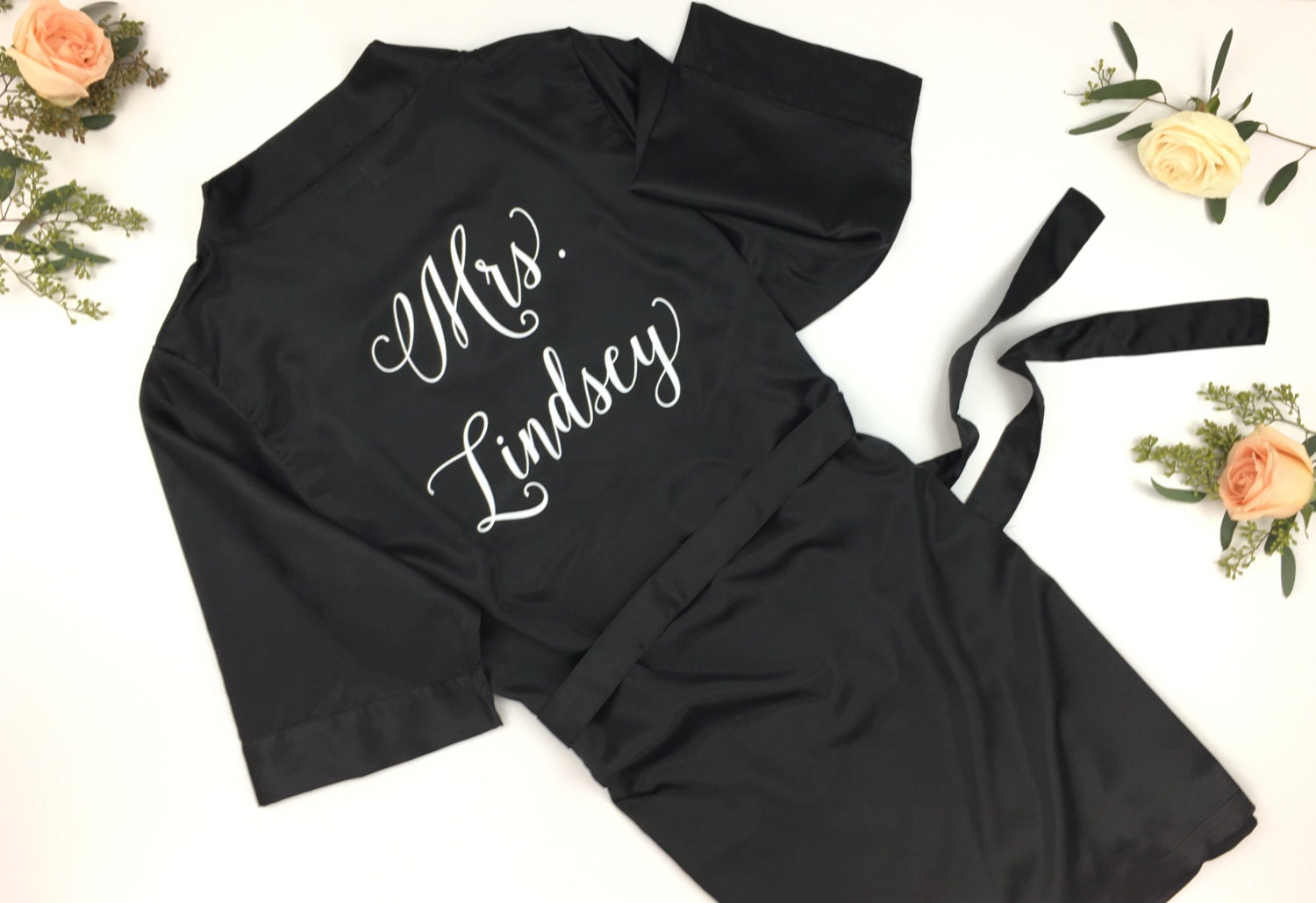 Bride Robe Wedding Day Robe Glitter Bridal Robe Bride | Etsy