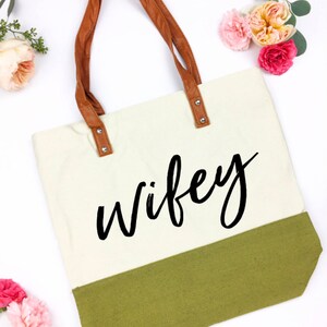 mrs bag wifey tote the bride tote Future Mrs tote Bride tote Bride to be tote Bachelorette Wedding Tote Bag future mrs bag image 2