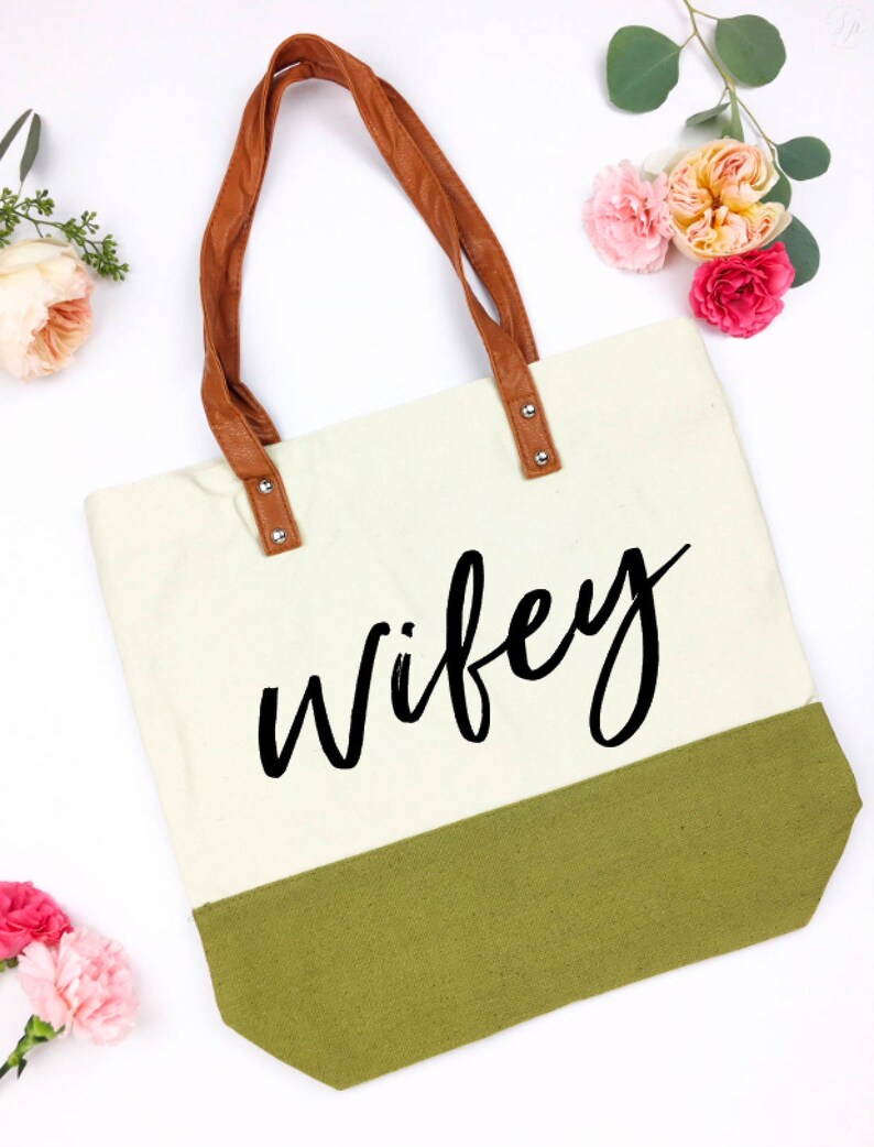 mrs bag wifey tote the bride tote Future Mrs tote Bride tote Bride to be tote Bachelorette Wedding Tote Bag future mrs bag image 2