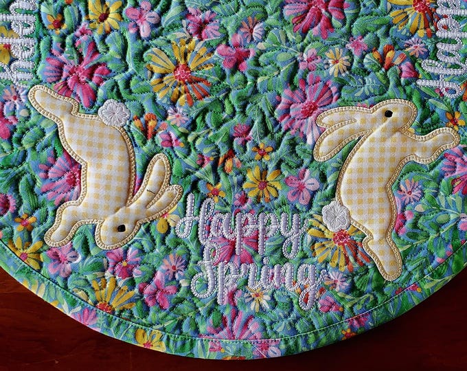 Spring Table Topper Happy Spring Petite Table Topper - Etsy