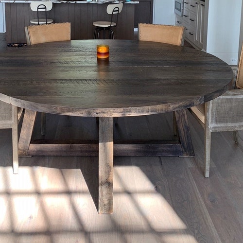 Beautiful Round Dining Table Etsy