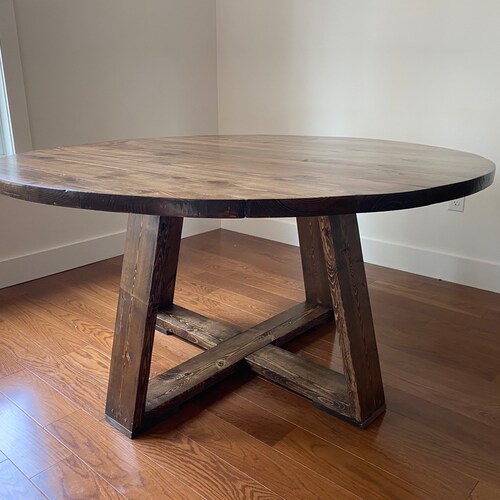 Modern Round Pedestal Dining Table Rustic Or Reclaimed Modern Round Pedestal Dining Table, Reclaimed Oak Round Dining Table
