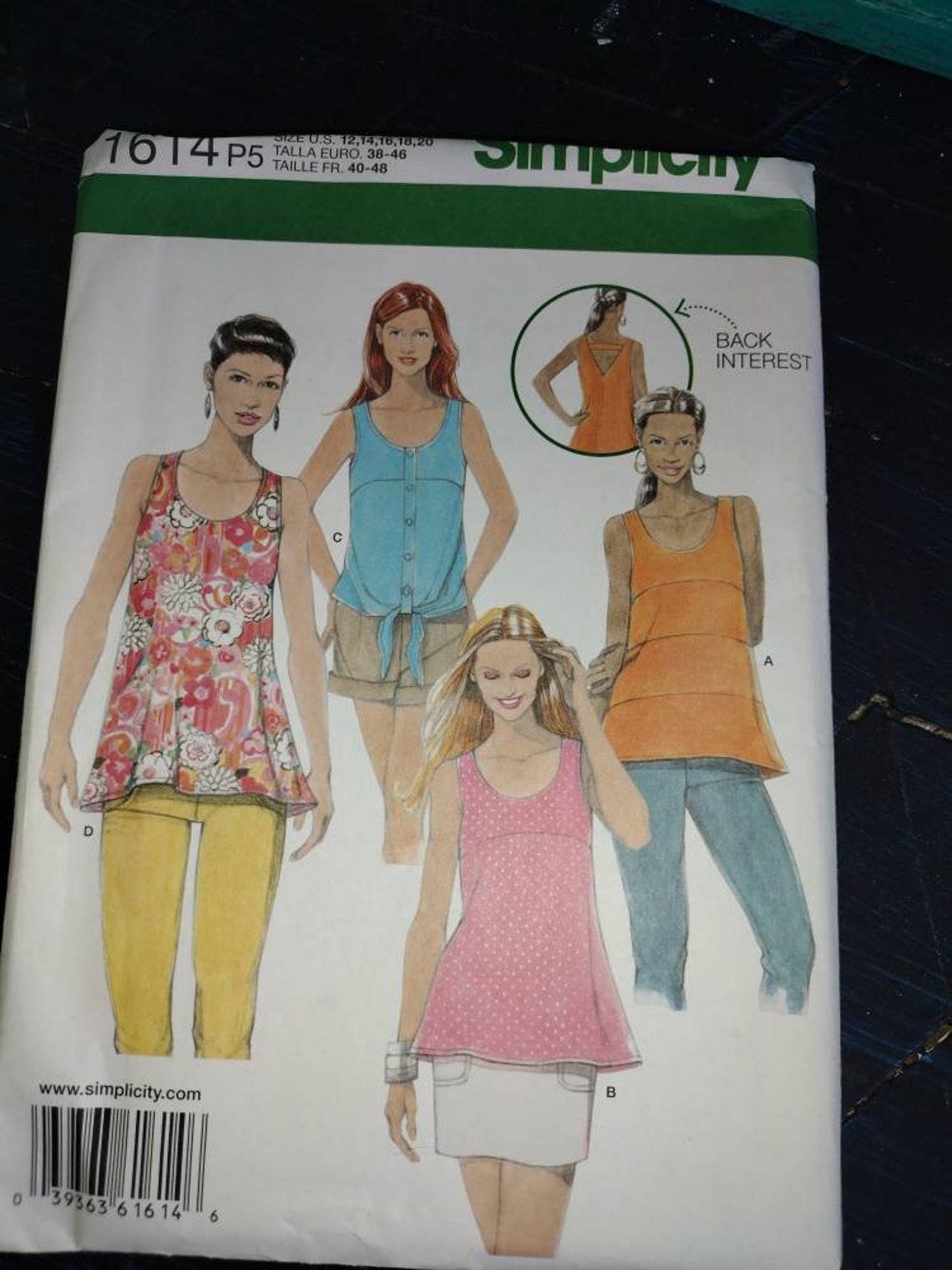 Simplicity Sewing Pattern Etsy