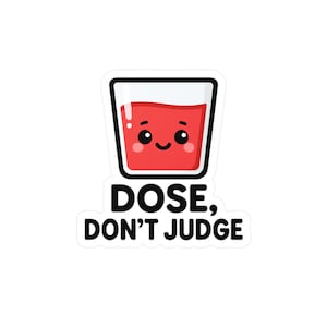 Methadone Harm Reduction sticker, Great for Laptops, Water Bottles, or as a Relatable Gift for Friends - Dark Humor Lover
