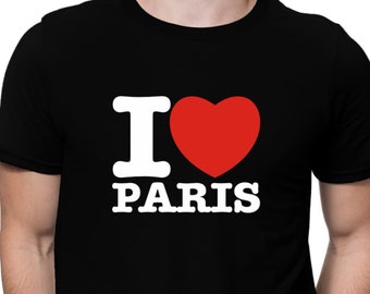 Teeburon I Love Paris Linear Hoodie Teeburon I Love Paris Linear Hoodie
