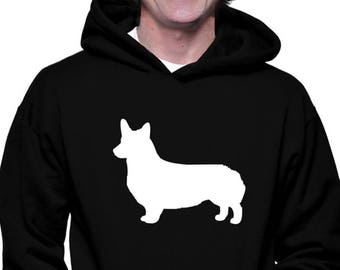 Pembroke Welsh Corgi Silhouette Hoodie