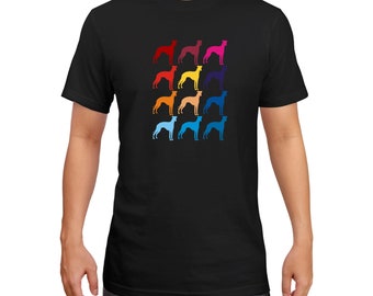 Colorful Whippet T-shirt