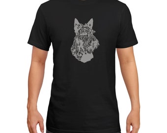 Scottish Terrier FACE SPECIAL GRAPHIC T-shirt