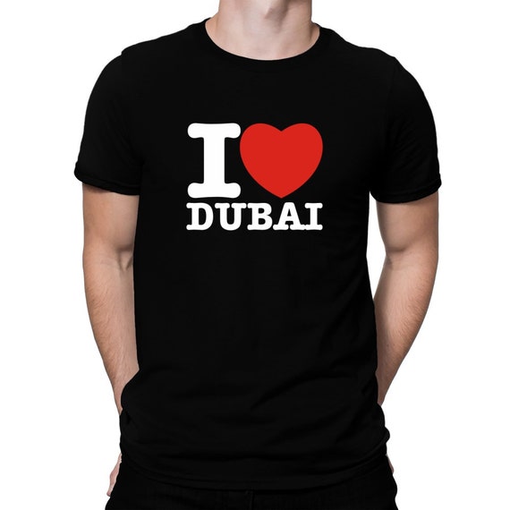 I Love Dubai Bold Font T-shirt | Etsy 