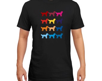 Colorful Goldendoodle T-shirt