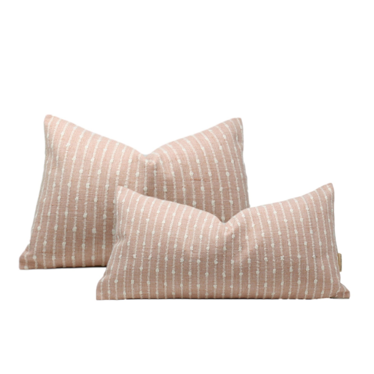 Acara Blush Pink & White Stripe Pillow Cover Pink Stripe Etsy