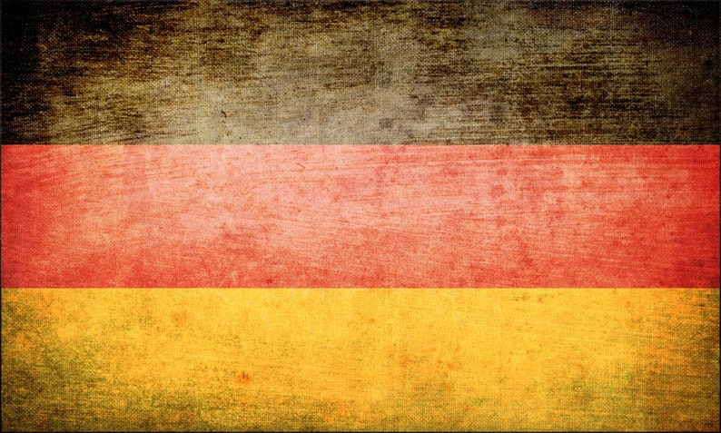 Vintage German Flag Ready to Hang Fine Art Canvas Prints | Etsy