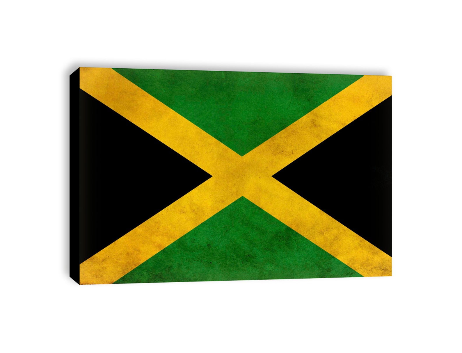 Vintage Jamaican Flag Room Decor Gift Ideas Fine Art Etsy