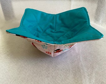 Bowl Cozy, Fabric Bowl Cozy, Ice Cream Bowl Cozy, Soup Bowl Cozy, Microwave Cozy