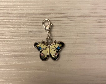 Butterfly Progress Keeper, Crochet Stitch Markers, Knitting Stitch Markers, Progress Keepers, Charm, Butterfly