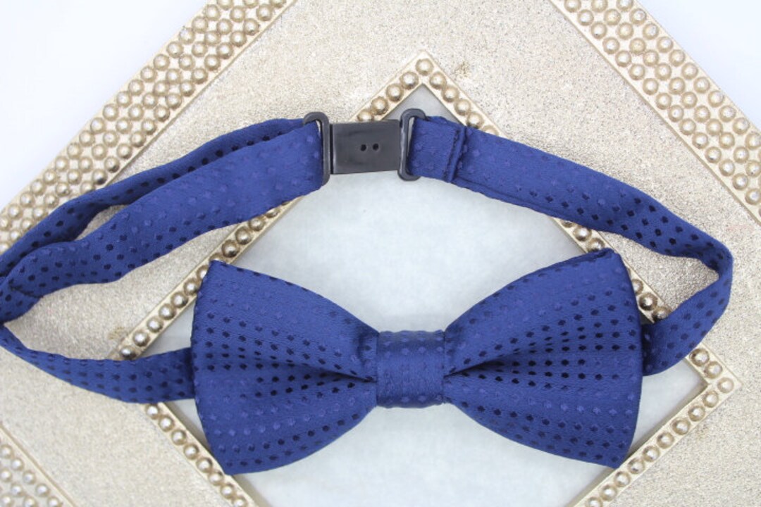 Navy Blue Bowtie, Boys Bow Ties, Toddler Bow Tie, Baby Boy Bowties