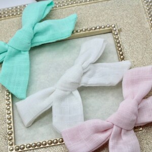 Fabric hair bows, hair bow bundle set, hair accessories, ribbon hair bows, toddler hairbows, hair bows for girls, girls hair bows