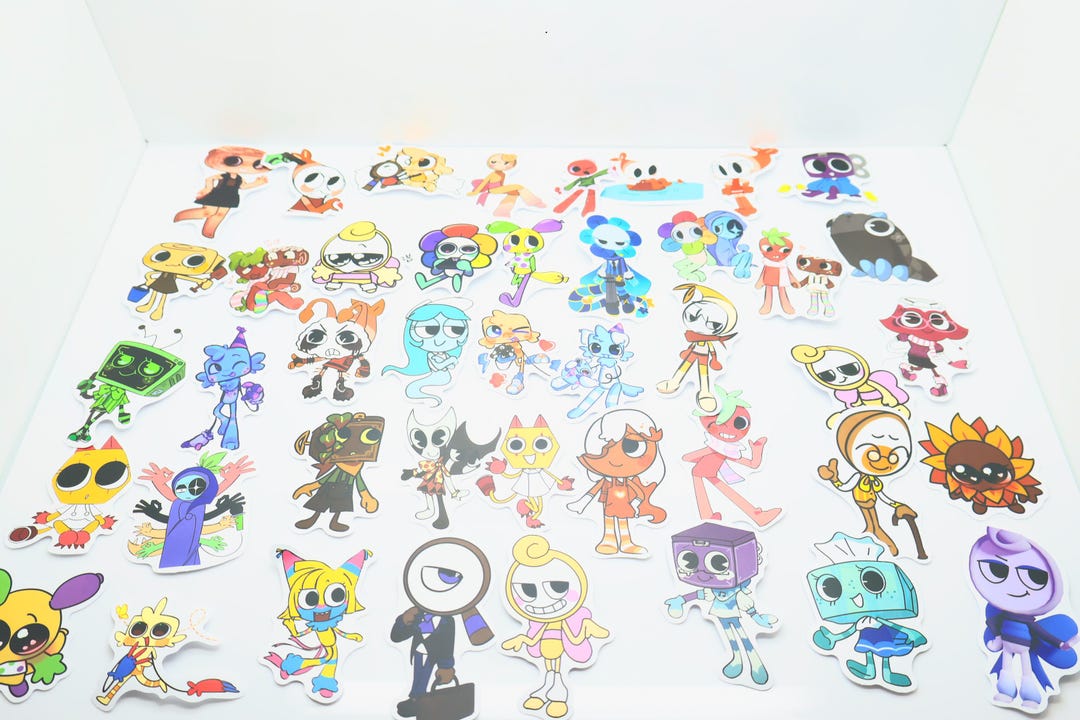 Dandy's World Sticker Pack | 50pcs Cartoon Vinyl Stickers (kids, Gamers ...