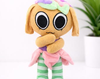 Dandy's World Bassie Plush Toy | Soft Gaming Stuffed Animal Fan Gift