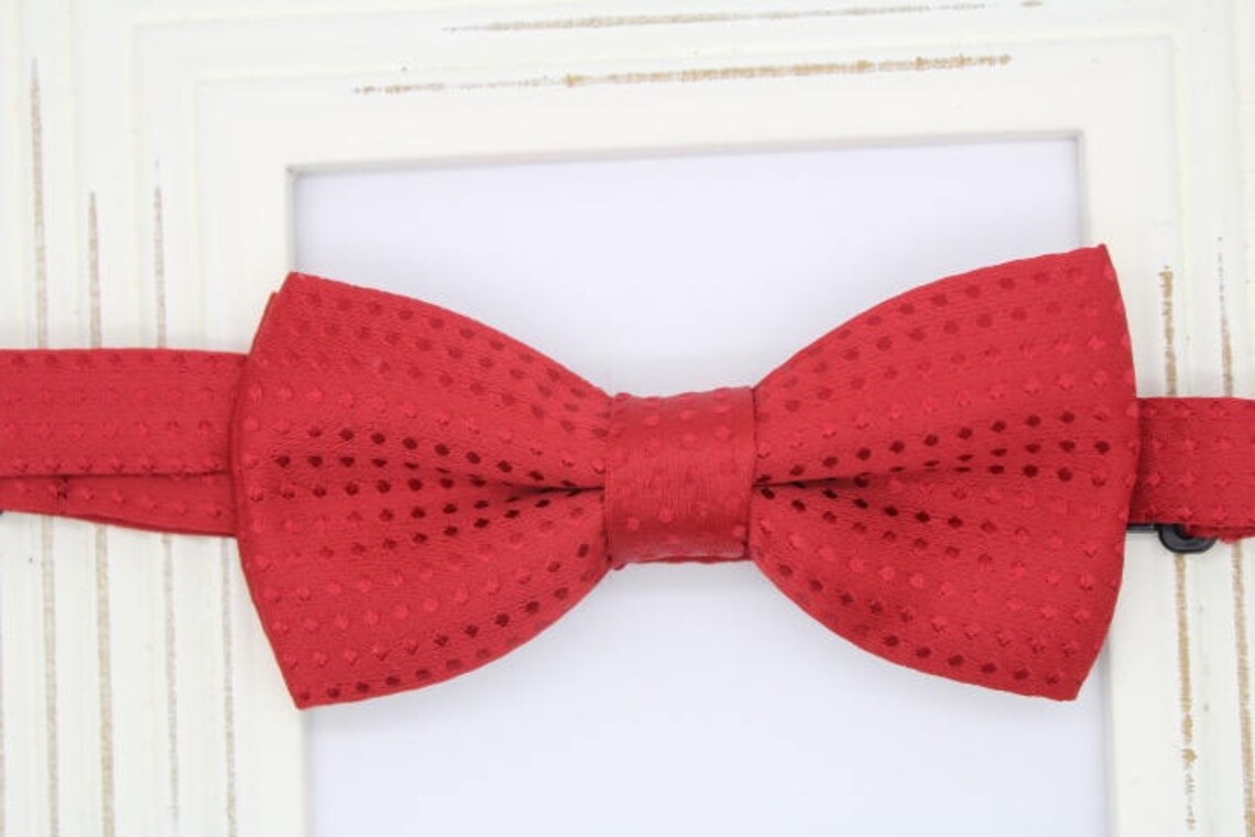 Red bowties boys bow tie toddler bow tie red bow tie kids Etsy