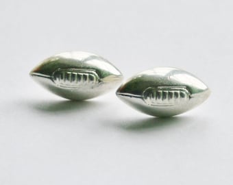 Set Di Orecchini E Collana Di Rugby In Argento Sterling 1 Set