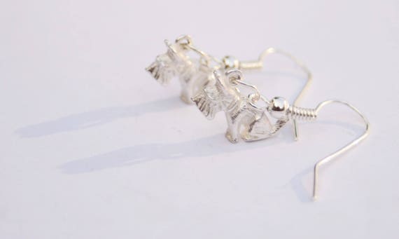 Scottie Dog Earrings // Ladies Dangly Earrings //… - image 2