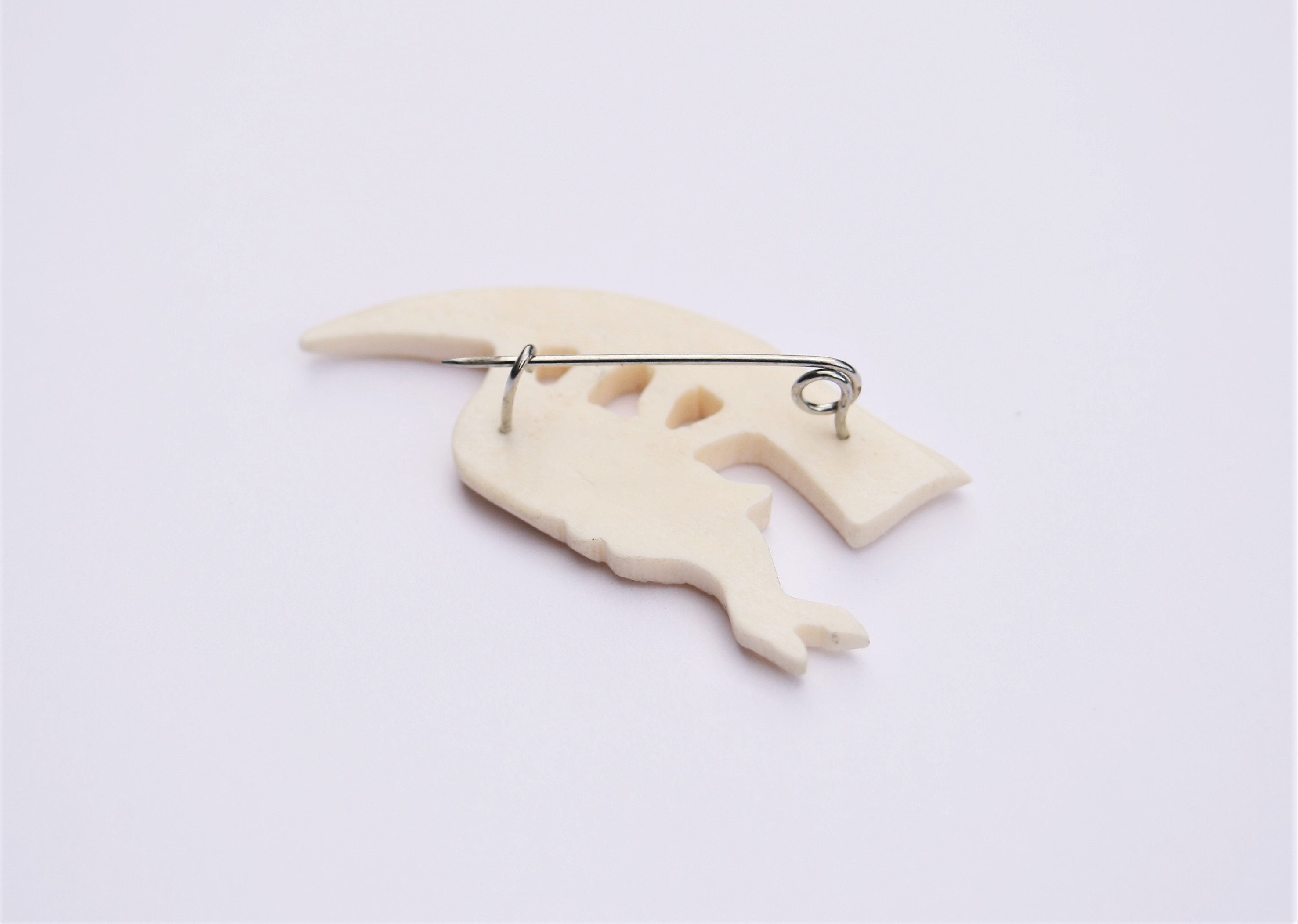 Vintage Carved Celluloid Elephant Brooch: Faux Ivory Tribal Pin - Etsy