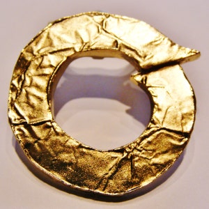 90&#39;s Vintage Dress Clip // Ladies Accessories // Made in England // Silver or Gold Scarf Clip