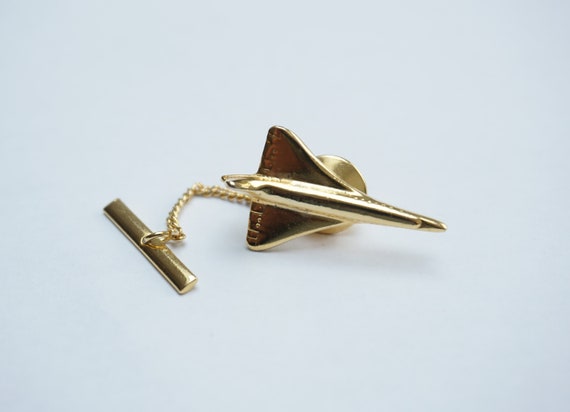 Vintage Concorde Aeroplane Tie Pin Mens Tie Pin Gold - Etsy