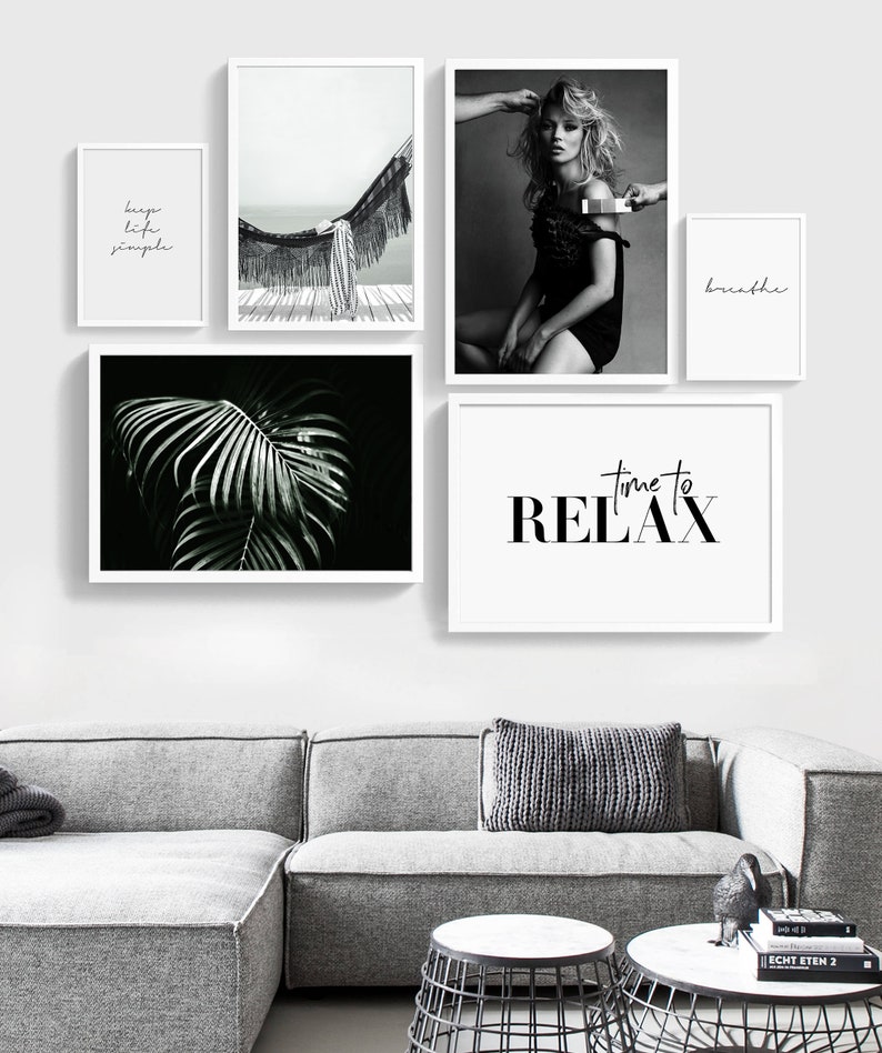 Fashion Gallery wall gallery wall set Fashion wall art set image 0
