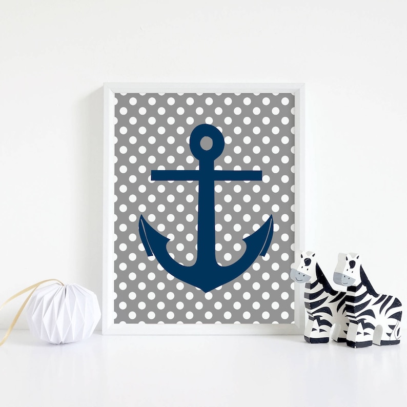 Nautical nursery decor Nautical nursery art Nautical nursery Etsy