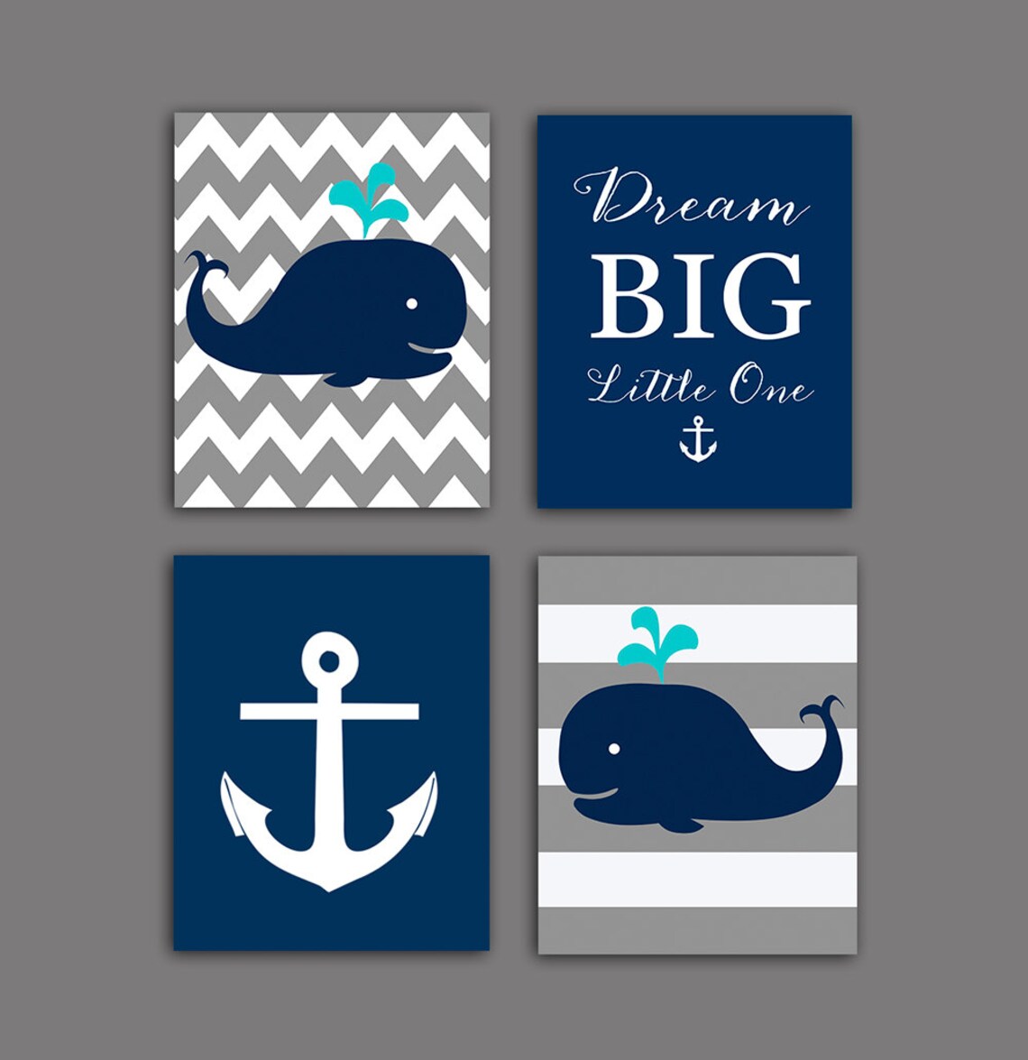 Nursery decor Whale nursery art print Printable Nursery Wall Etsy