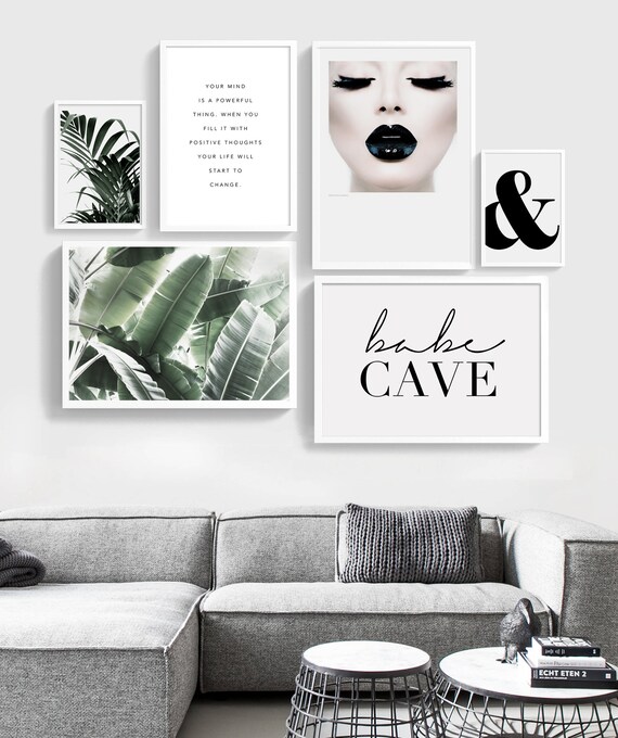Fashion Gallery wall gallery wall set fashion wall art set Etsy