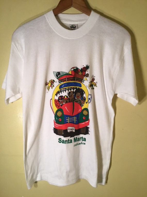 Camiseta santa colombia para mujeres de la década - Etsy España