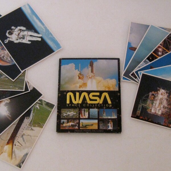 Mint NASA Postcards Set, FREE SHIPPING, 12 Card Set, #8421 Published by Impact, Cape Canaveral, Kennedy Space Center, Space Shuttle