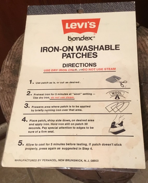 levi iron on patches