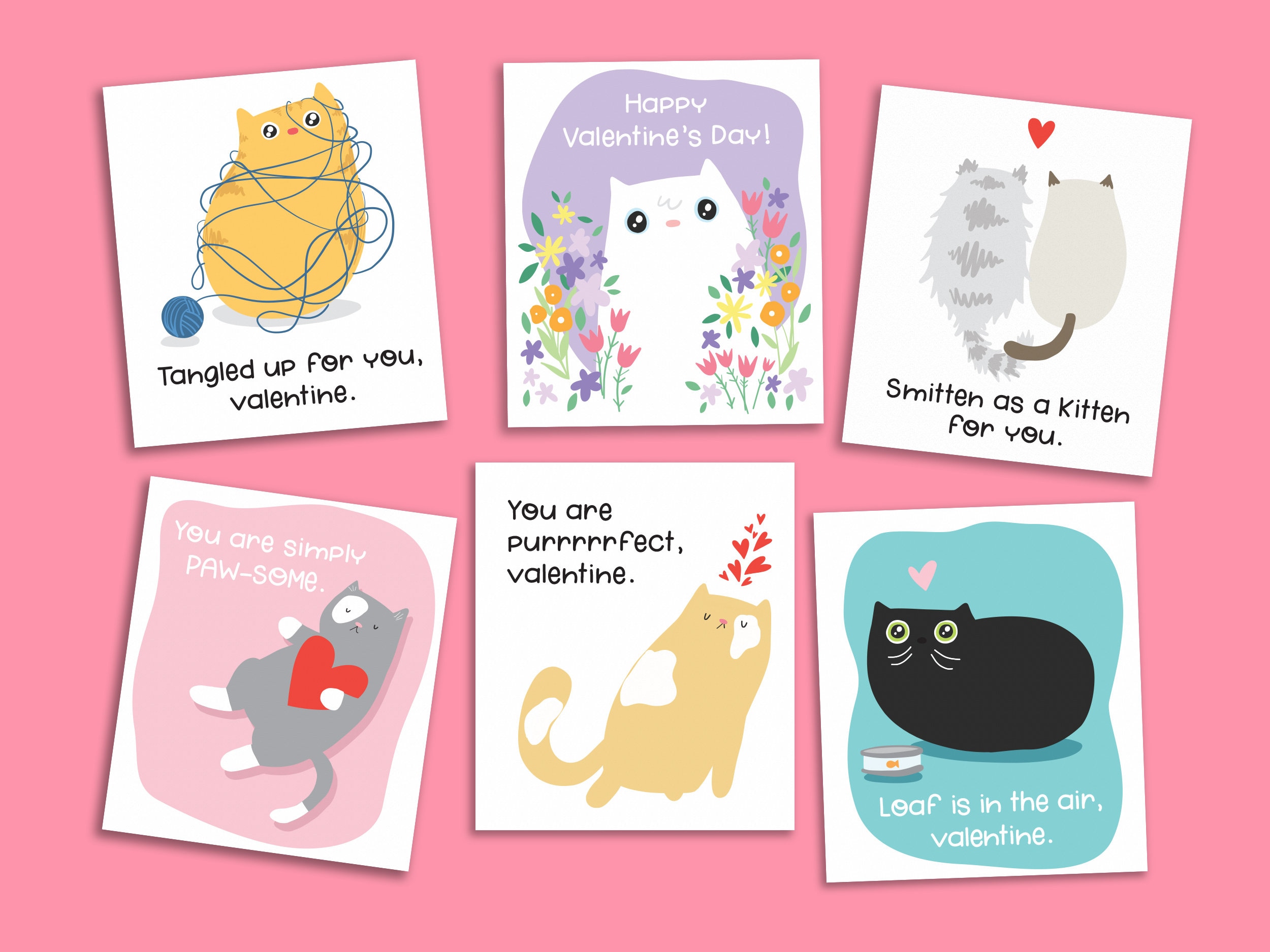 Cute Cat Valentine Printable Cutouts for Kids Valentine - Etsy Cute Cat Valentine Printable Cutouts for Kids Valentine - Etsy