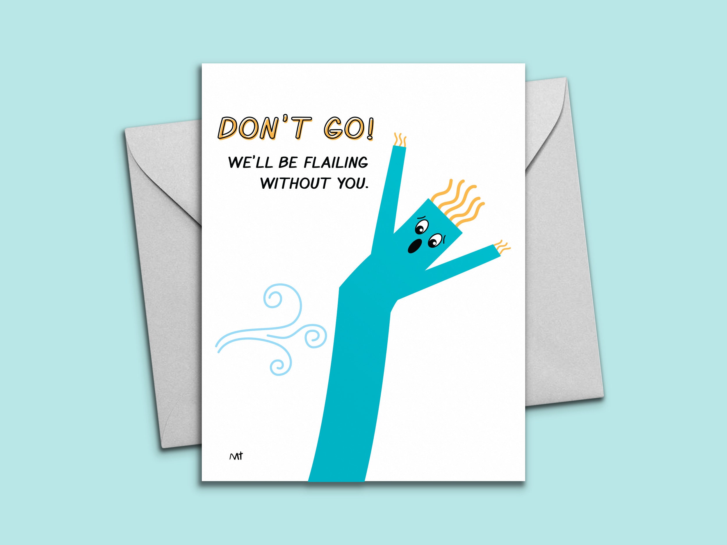 Printable Tube Guy Goodbye Card Farewell Digital Greeting - Etsy Norway