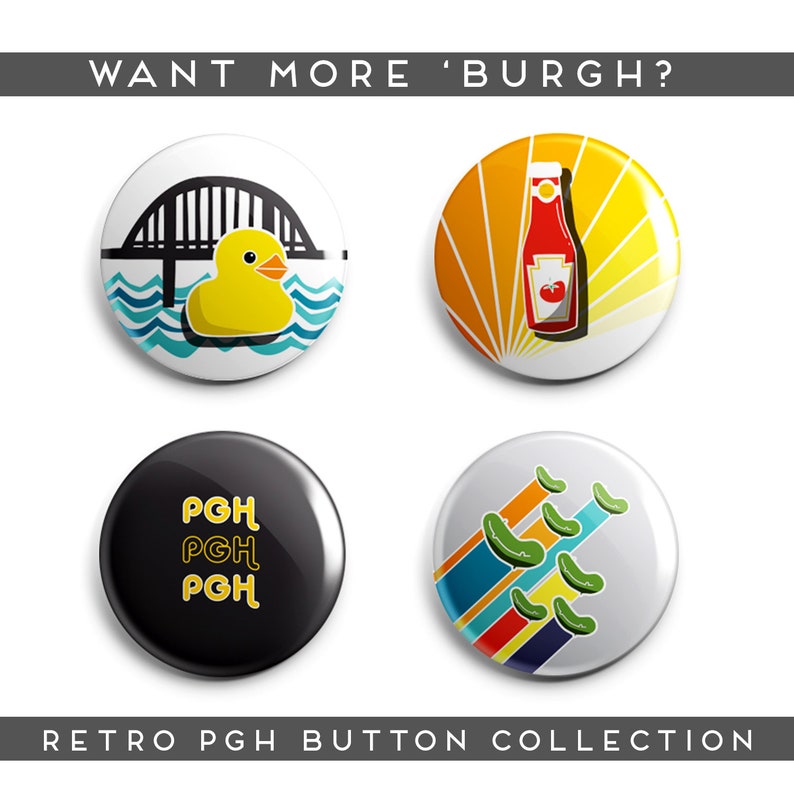 Pittsburgh Pins or Magnets Funny Yinzer Candy Hearts Jagoff Love Gifts Black Yellow Pittsburgh Valentine Hearts image 5