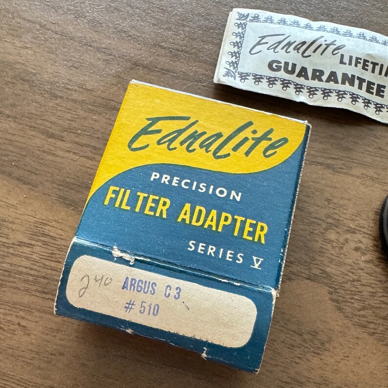 Ednalite Precision Filter Adapter Series V - 510 - Argus C3 - Etsy