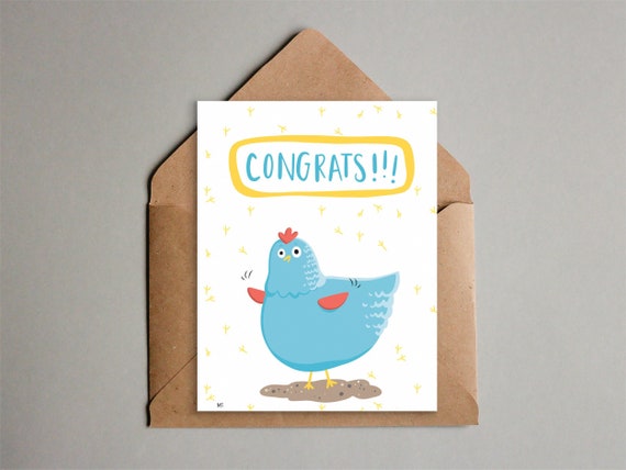 Printable Card Cat Congrats from All of Us Coworkers Congratulations for Friends Funny Cat Party Congrats Card Family Download