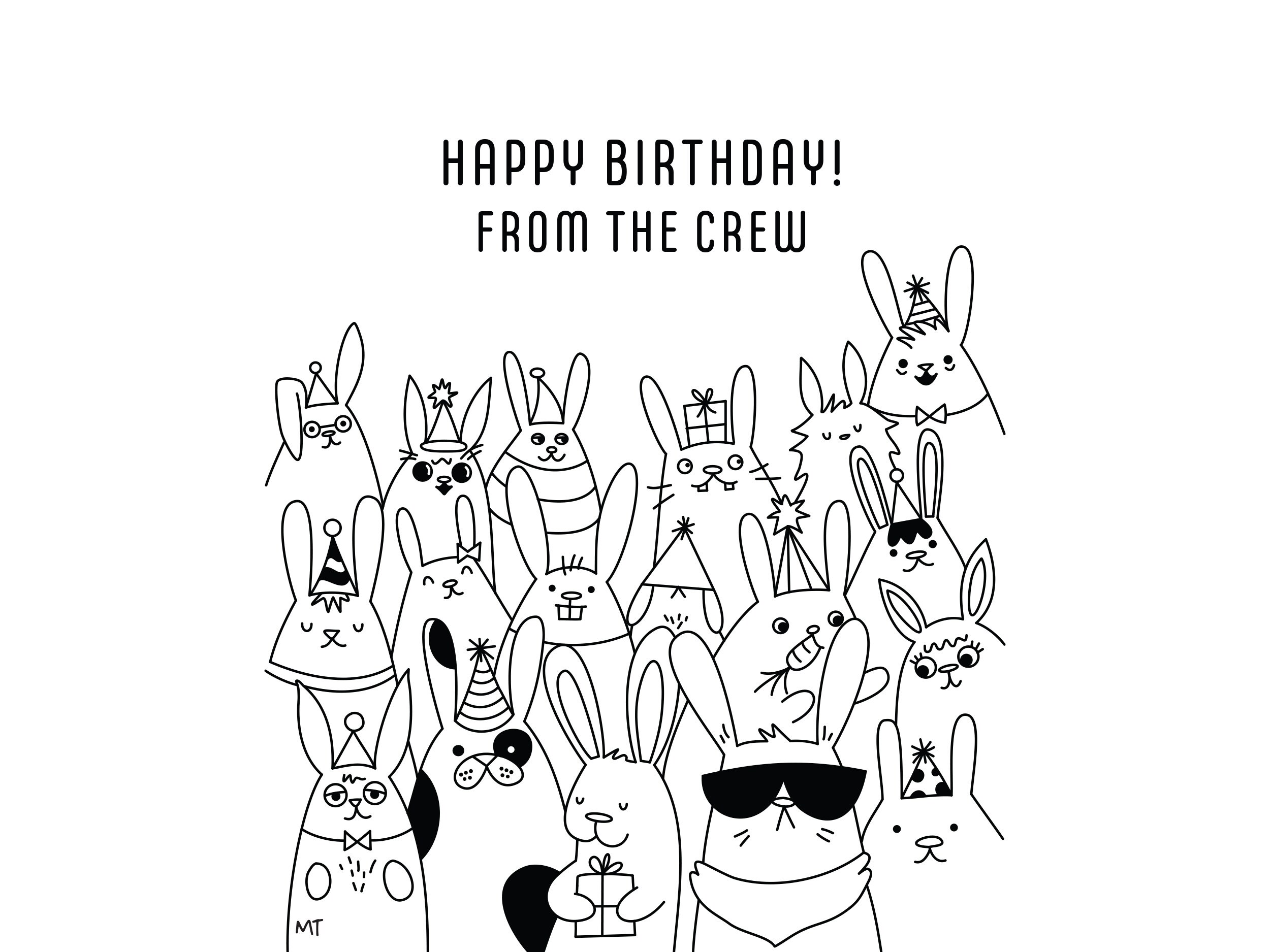 Biglietto Di Auguri Di Compleanno Premium Con Coniglietto - Formato 18x12 Cm, Carta 300 Mg, Prodotto In Germania (1 Pezzo + Busta) - 2